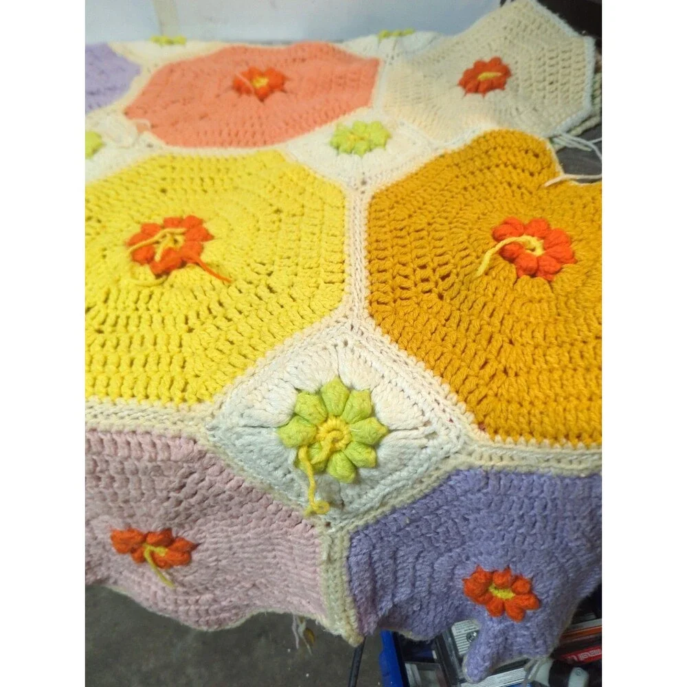 Handmade vintage knitted